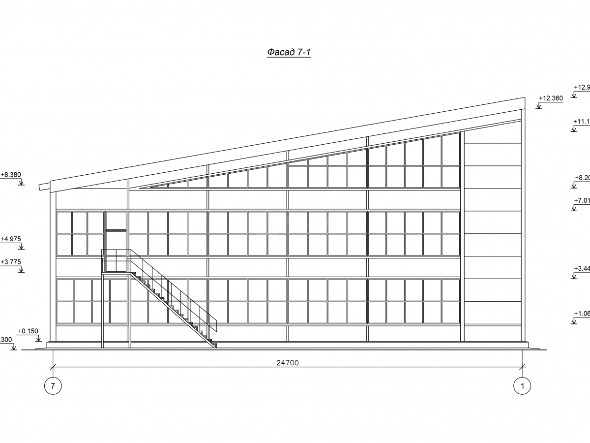 3D визуализация Школа искусств из сэндвич-панелей - фото 6