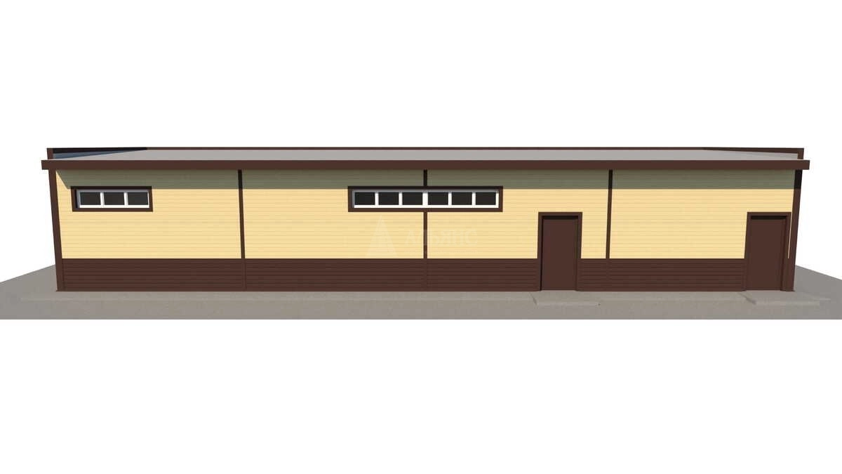 3D визуализация Магазин из сэндвич-панелей - фото 12