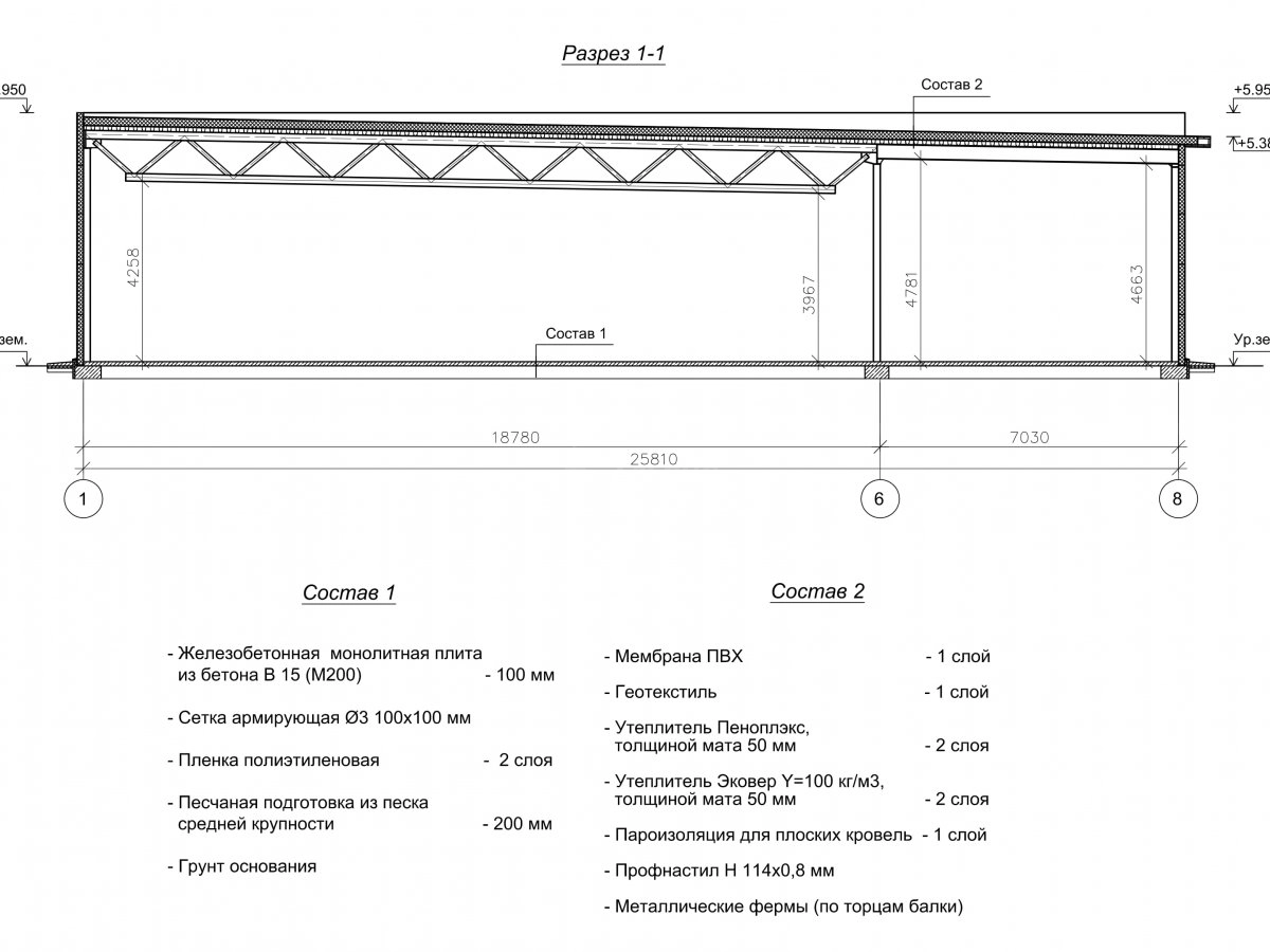 Планировка Магазин из сэндвич-панелей -  фото 1